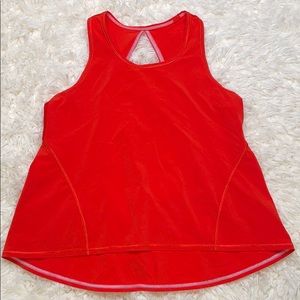 Lululemon/Ivivva Girls Singlet Red Tank Sz 6
